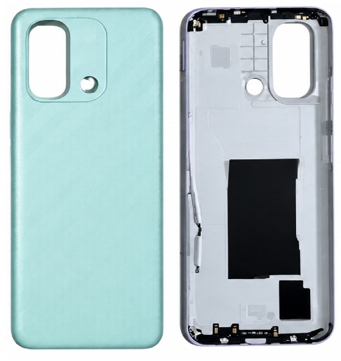 Compatible Replacement for Redmi 12C Back Panel – Black, Navy Blue, Purple & Green