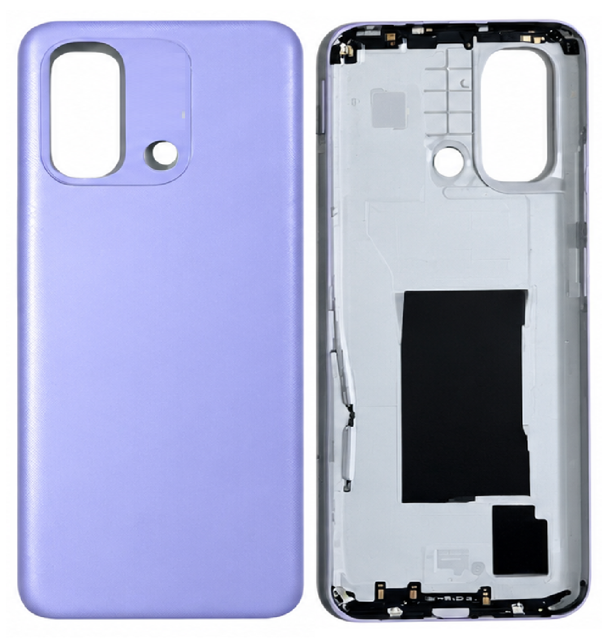 Compatible Replacement for Redmi 12C Back Panel – Black, Navy Blue, Purple & Green