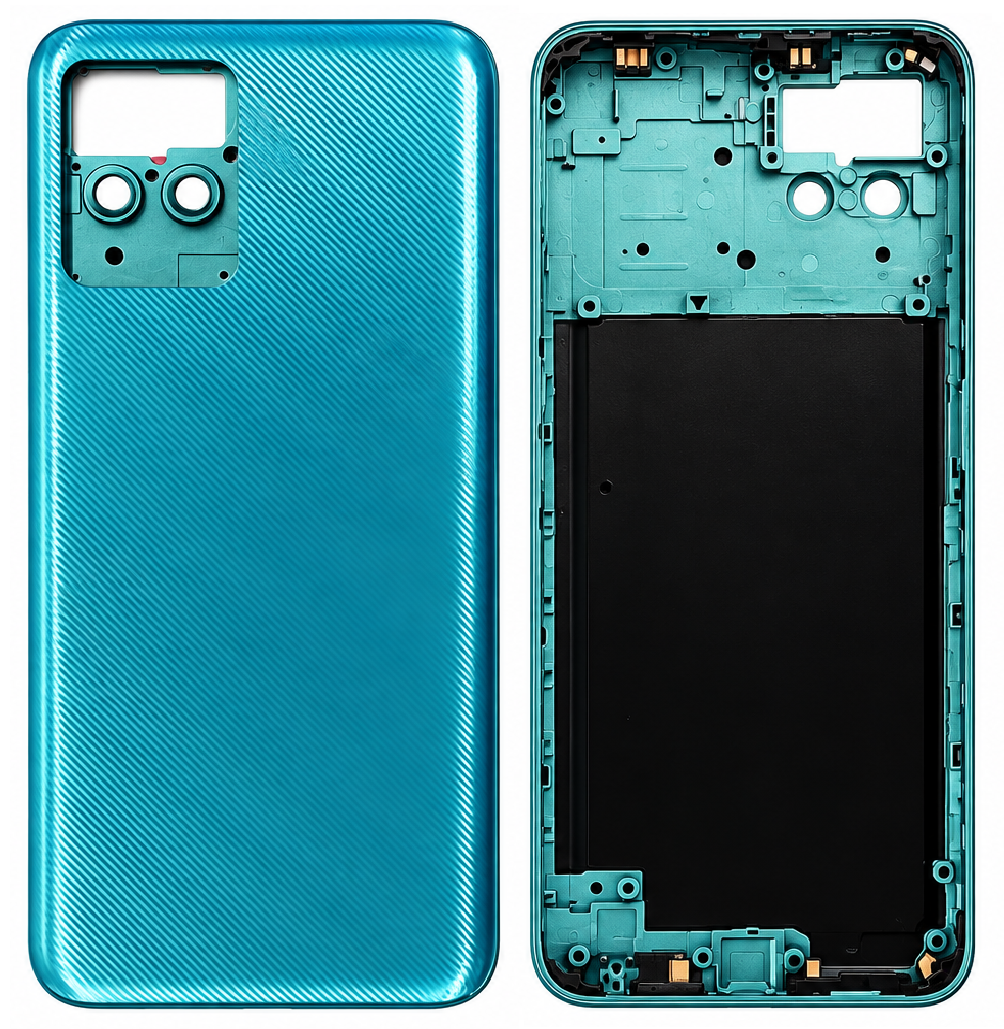 Compatible Replacement for Realme Narzo 50 4G Full Housing Body – Green & Deep Blue