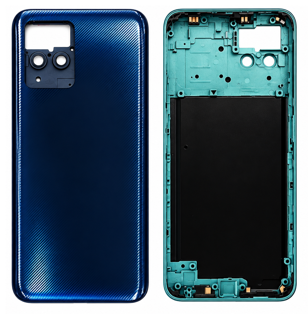 Compatible Replacement for Realme Narzo 50 4G Full Housing Body – Green & Deep Blue