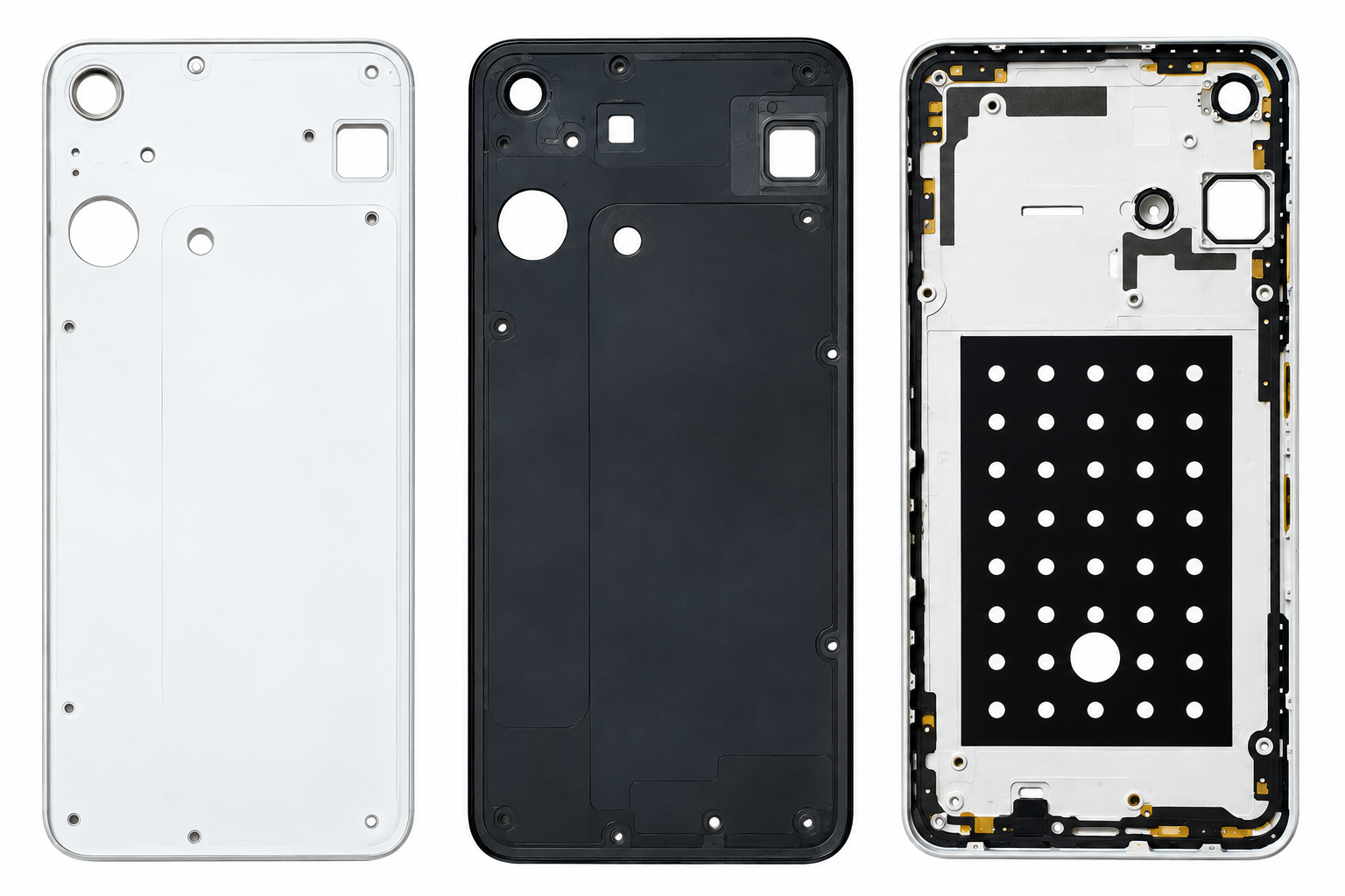 Compatible Replacement for Nothing Phone (3a) Lite Back Panel – Black & White