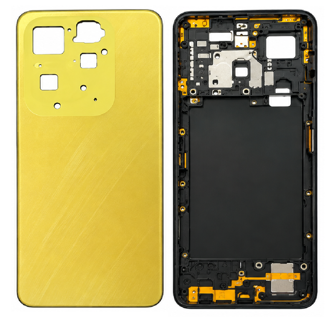 Compatible Replacement for Infinix Hot 40 Pro Full Housing Body – Black, Blue & Gold