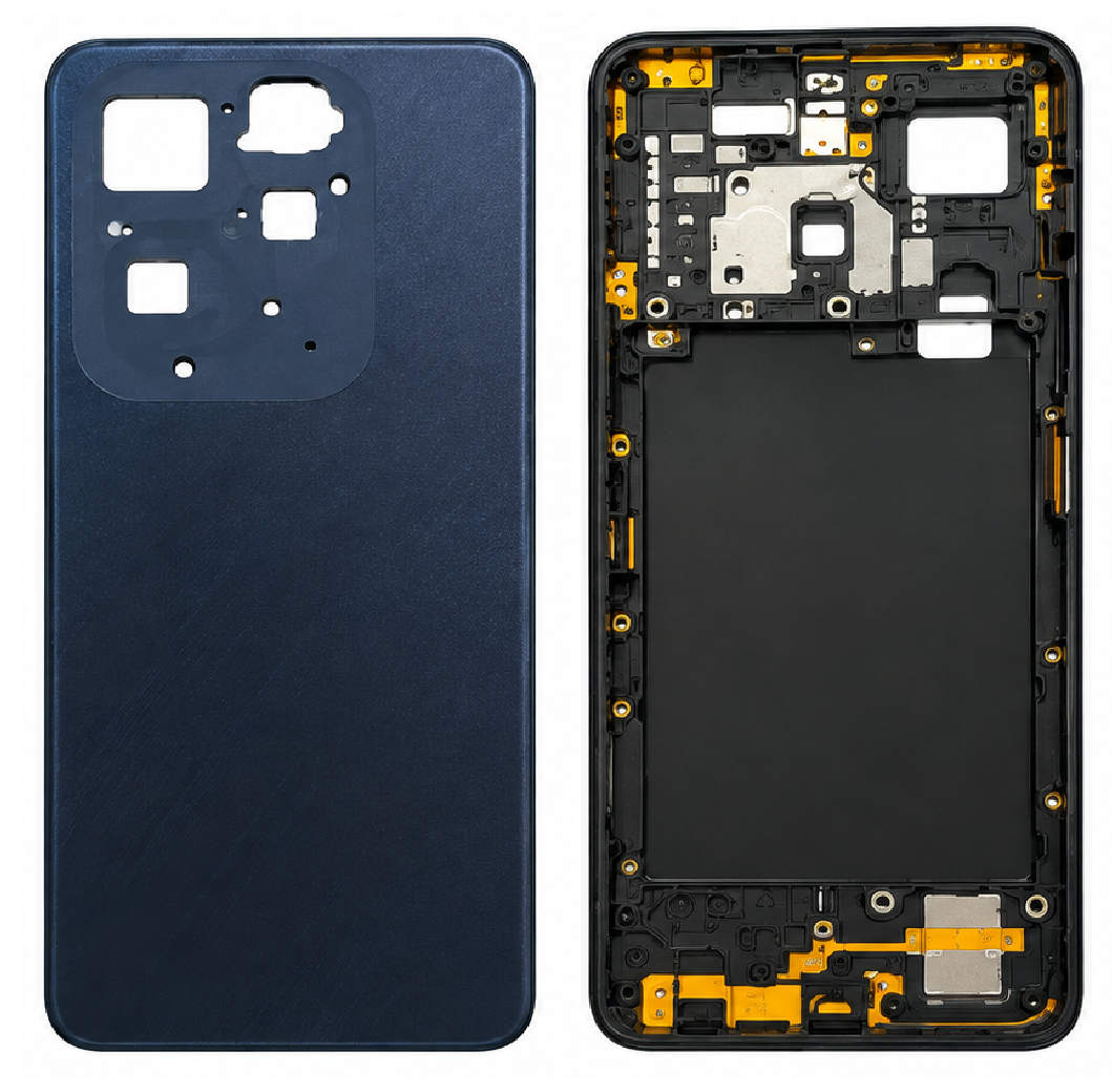 Compatible Replacement for Infinix Hot 40 Pro Full Housing Body – Black, Blue & Gold