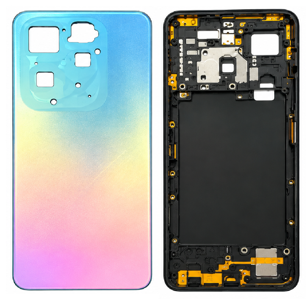 Compatible Replacement for Infinix Hot 40 Pro Full Housing Body – Black, Blue & Gold