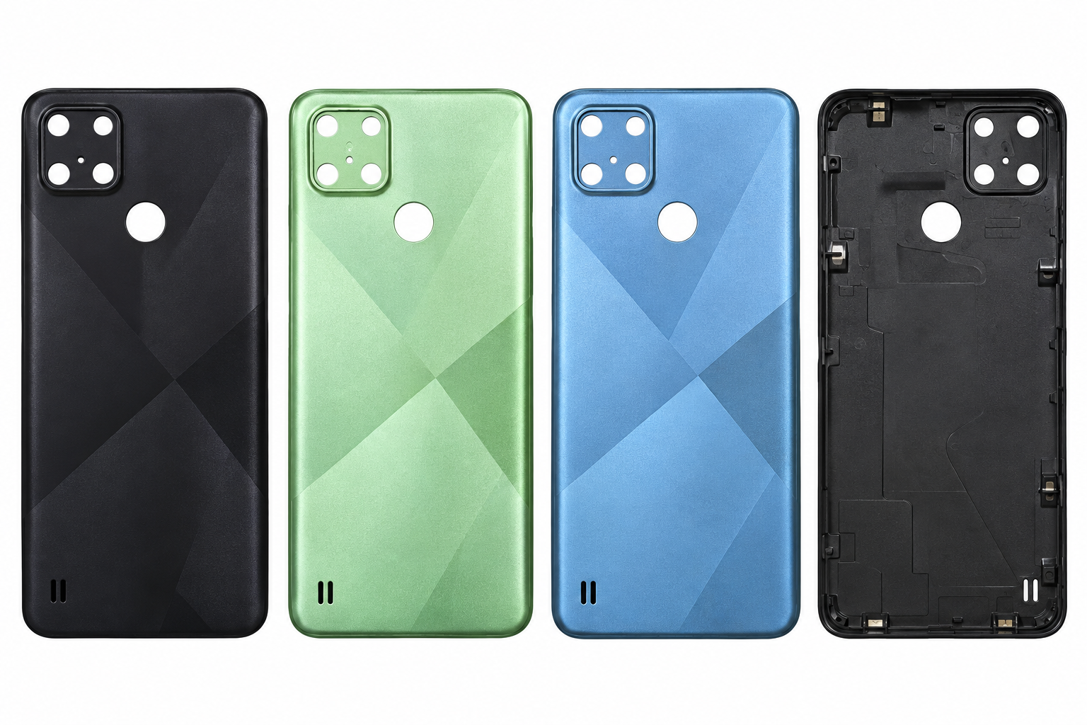 Compatible Replacement for Realme C21Y Back Panel – Black, Blue & Green