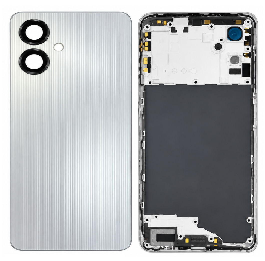 Compatible Replacement for Samsung Galaxy A06 5G Full Housing Body – Black & White
