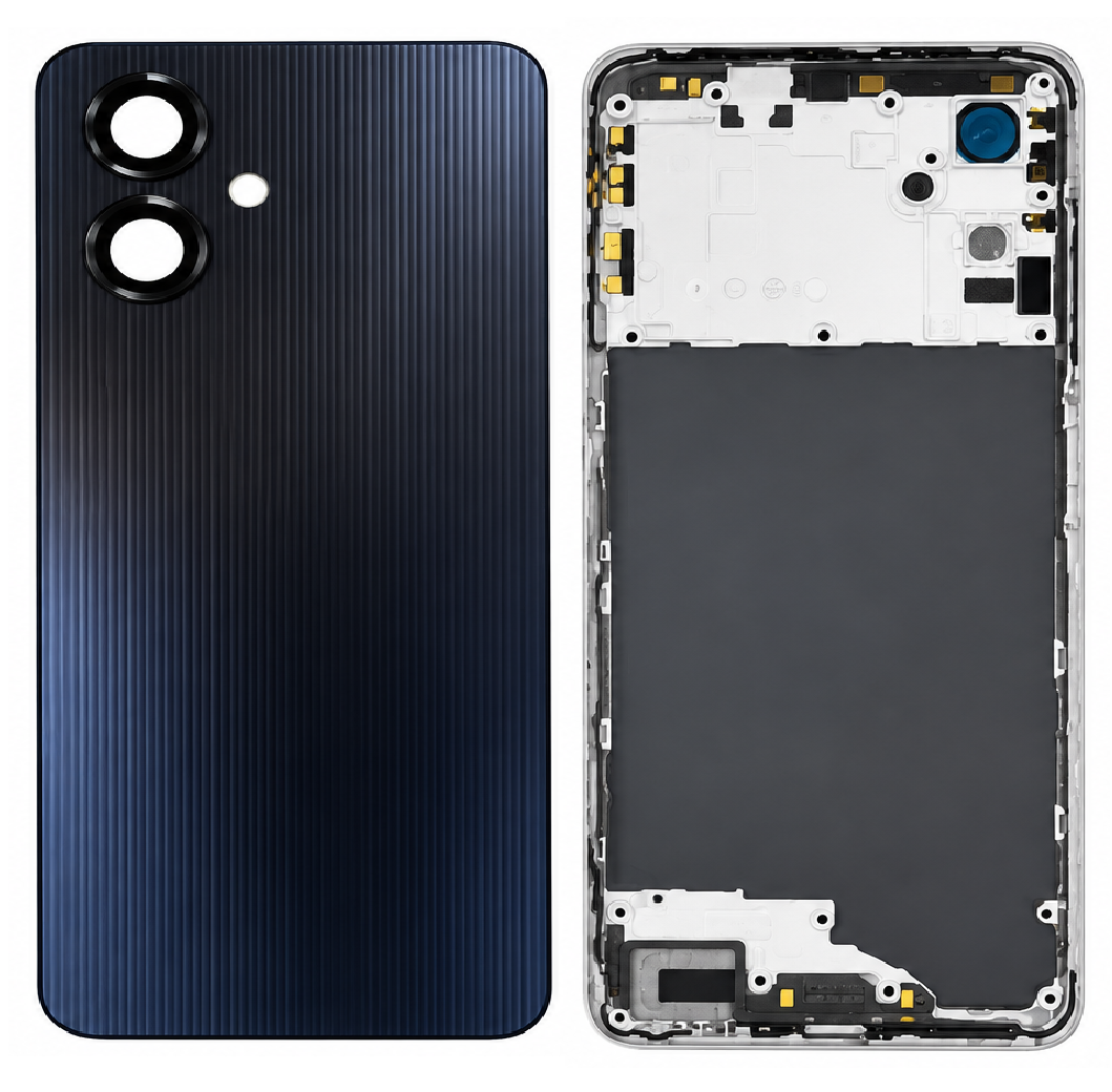 Compatible Replacement for Samsung Galaxy A06 5G Full Housing Body – Black & White