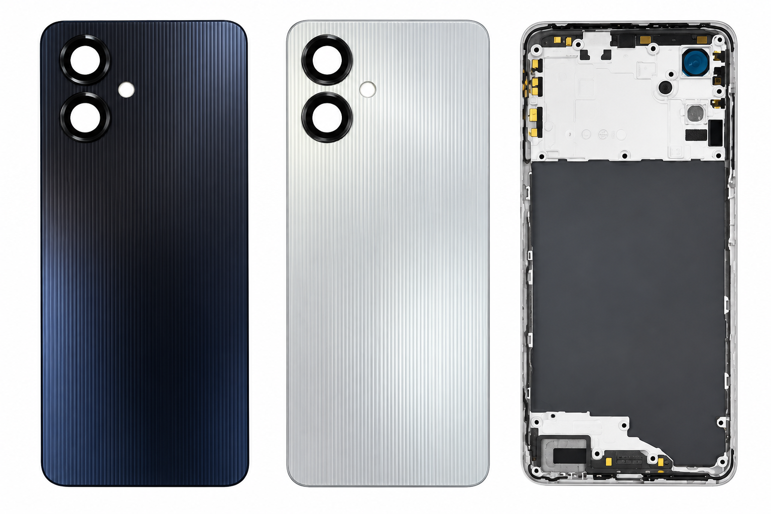 Compatible Replacement for Samsung Galaxy A06 5G Full Housing Body – Black & White