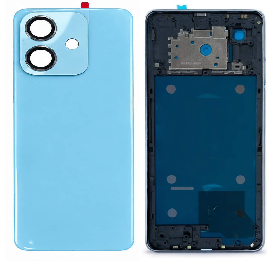 Compatible Replacement for OPPO A3X 5G Back Panel – Black, Blue & Red