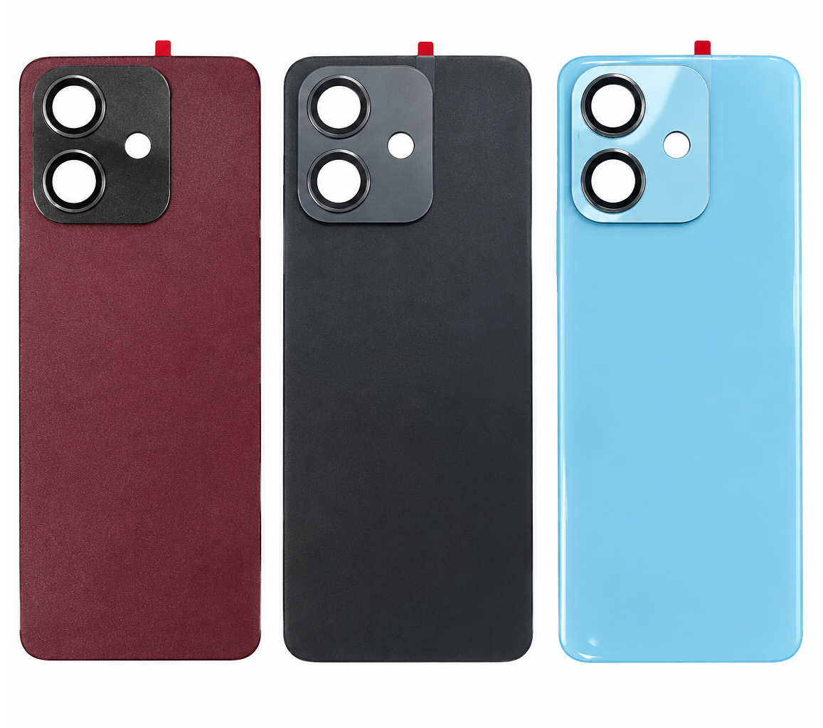 Compatible Replacement for OPPO A3X 5G Back Panel – Black, Blue & Red