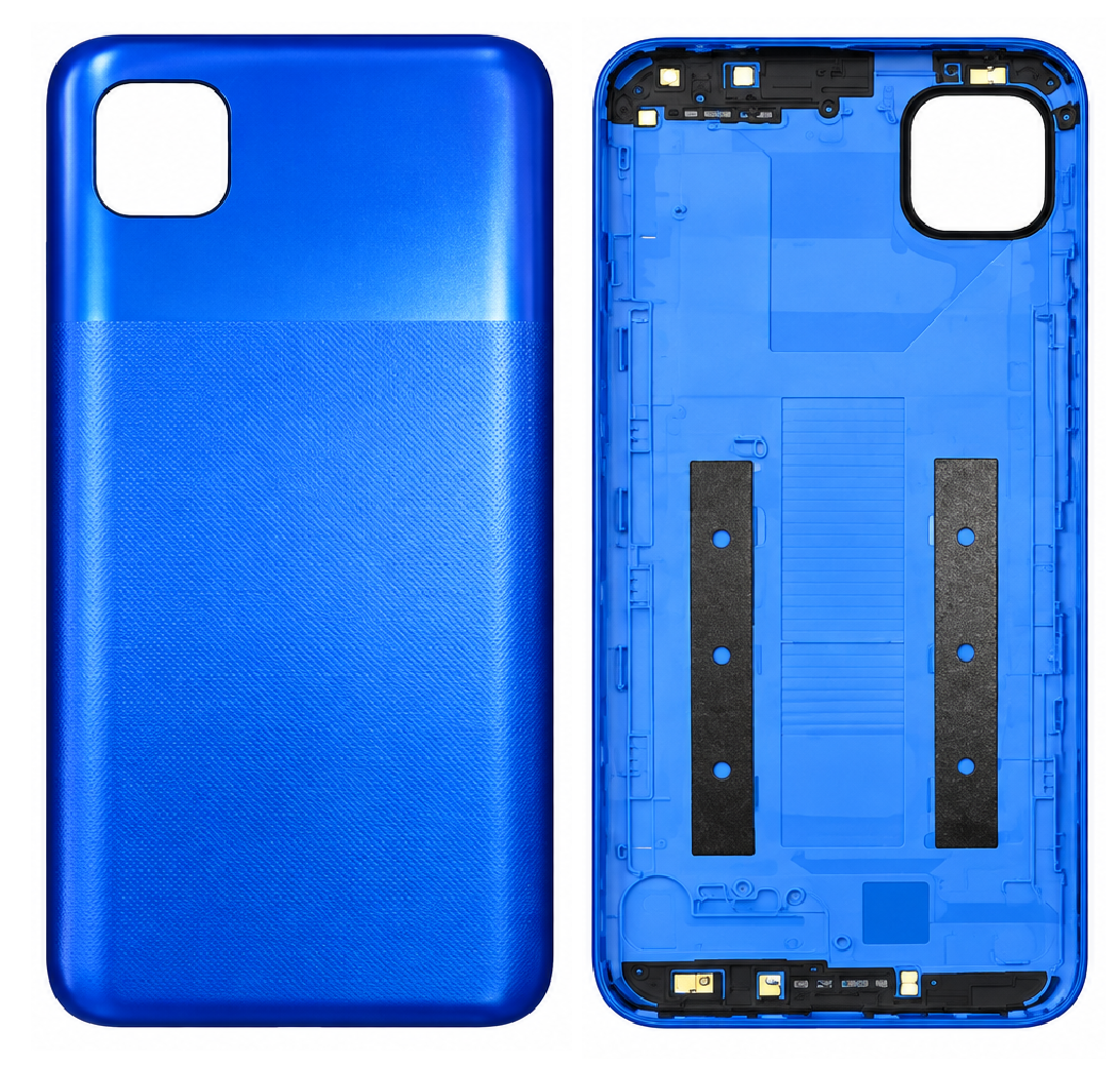 Compatible Replacement for POCO C3 Back Panel – Black & Blue