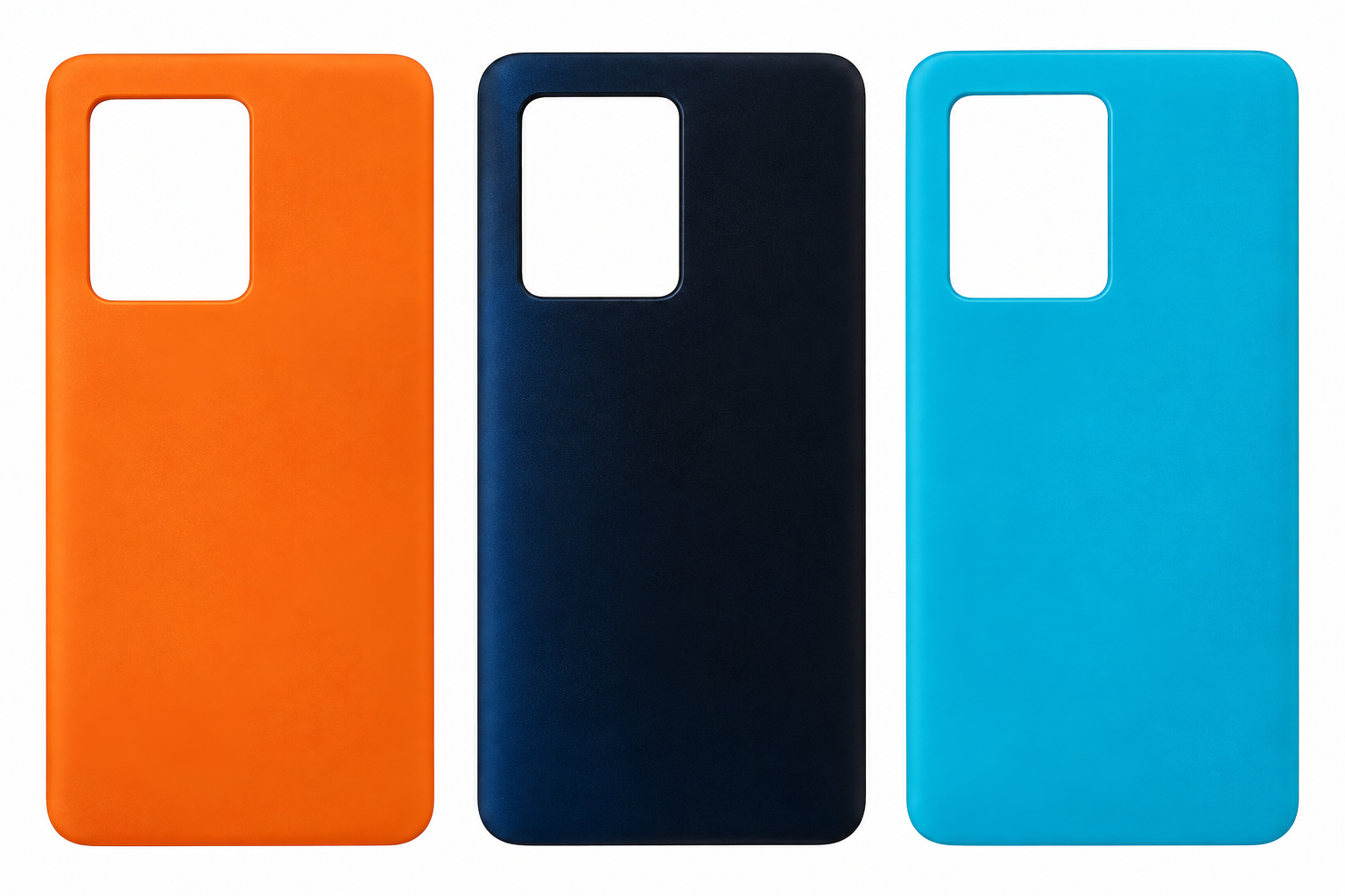 Compatible Replacement for iQOO Neo 7 Back Panel – Black, Blue & Orange