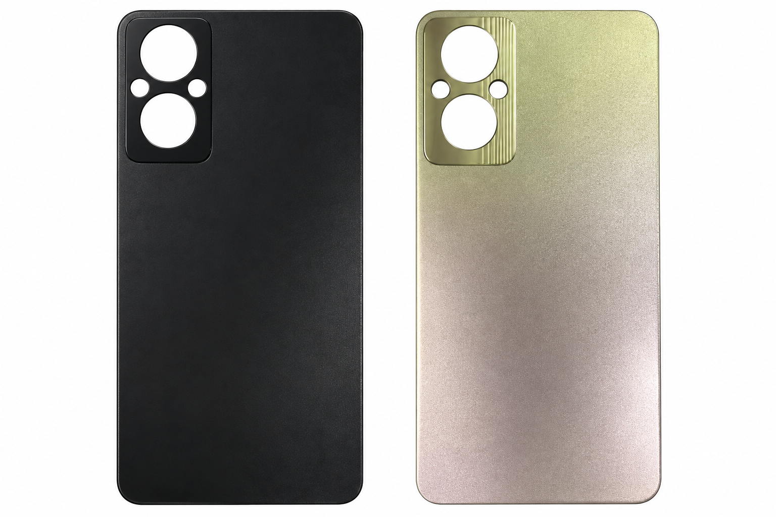 Compatible Replacement for OPPO F21 Pro Back Panel – Black & Gold