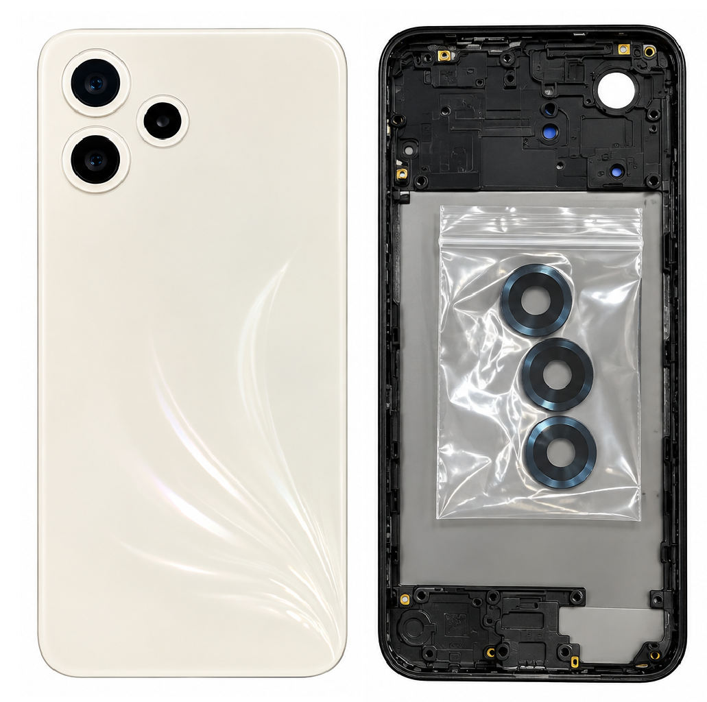 Compatible Replacement for OPPO A6C Full Housing Body – Purple & Gold