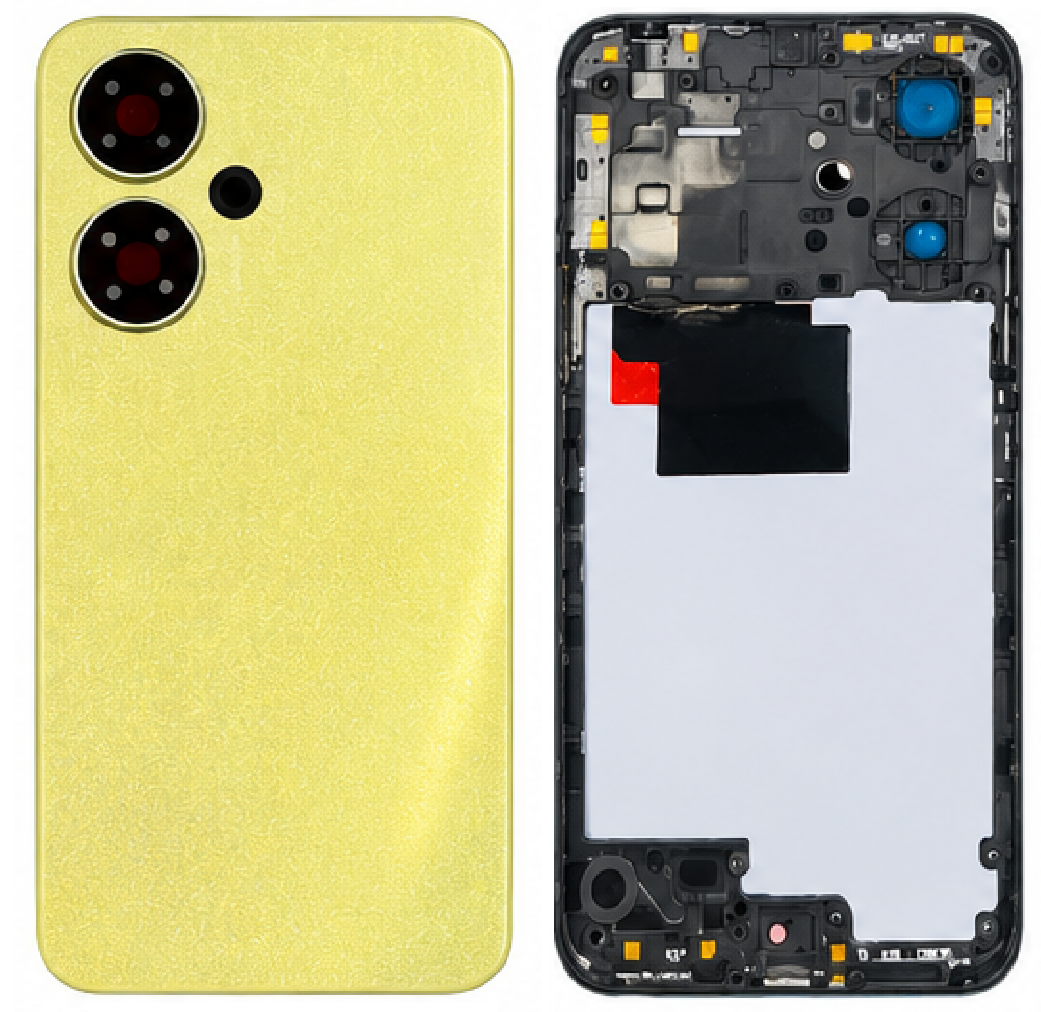 Compatible Replacement for Redmi 13C 5G Full Housing Body – White, Blue & Gold