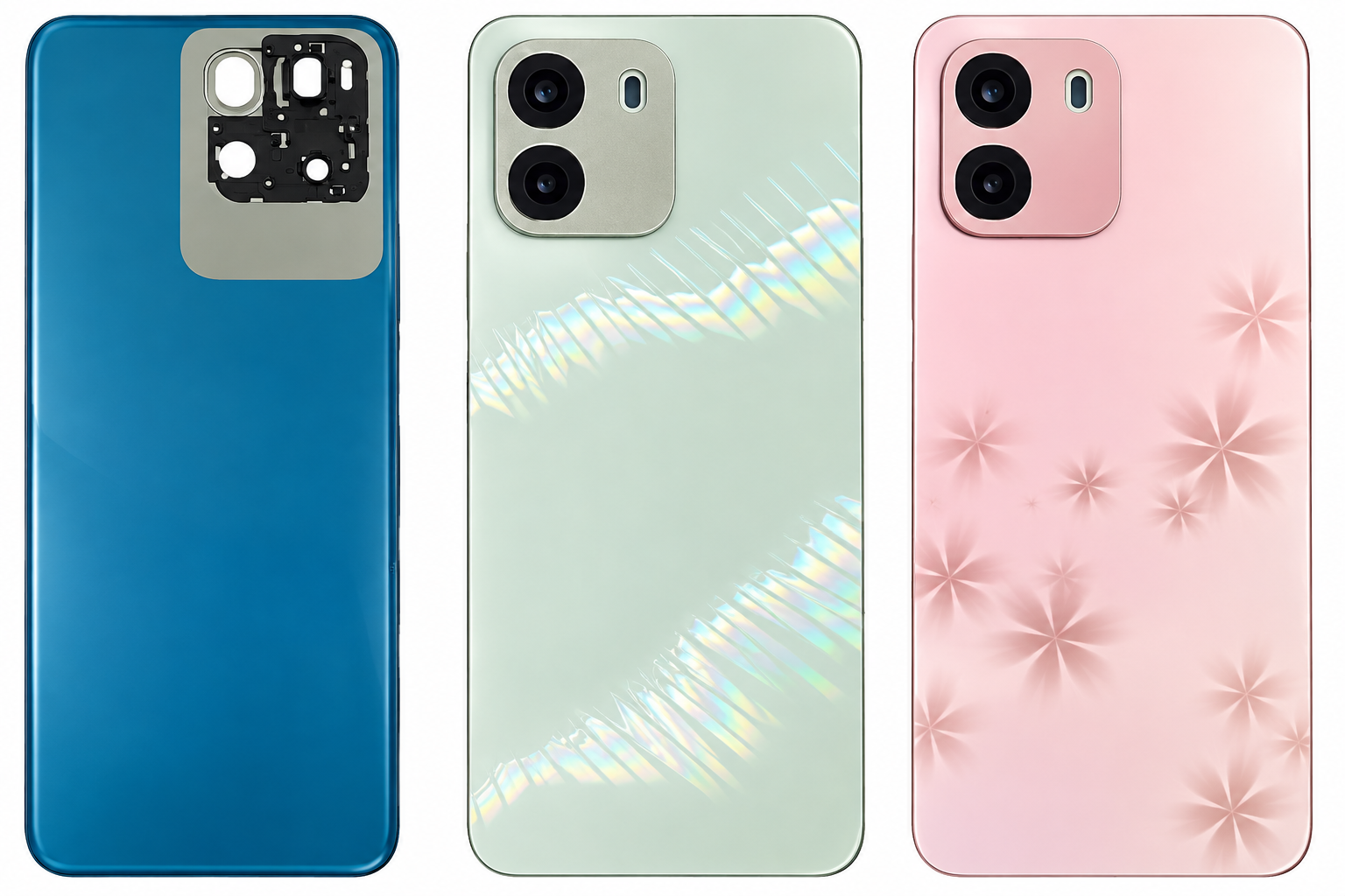 Compatible Replacement for OPPO A6 5G Back Panel – Green & Pink