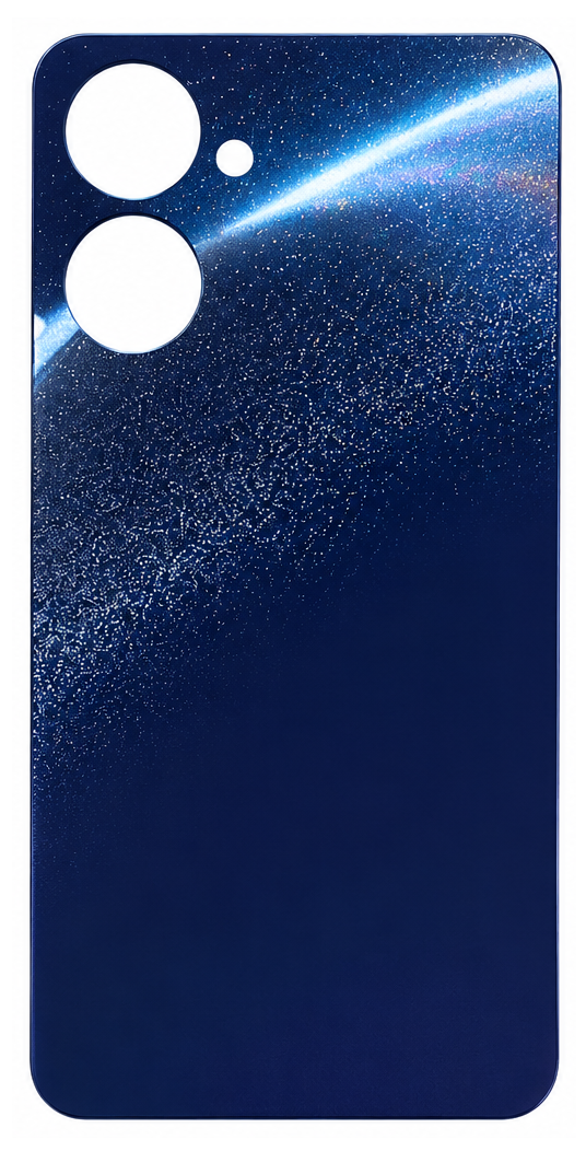 Compatible Replacement for Realme 10 Back Panel – Black & Purple