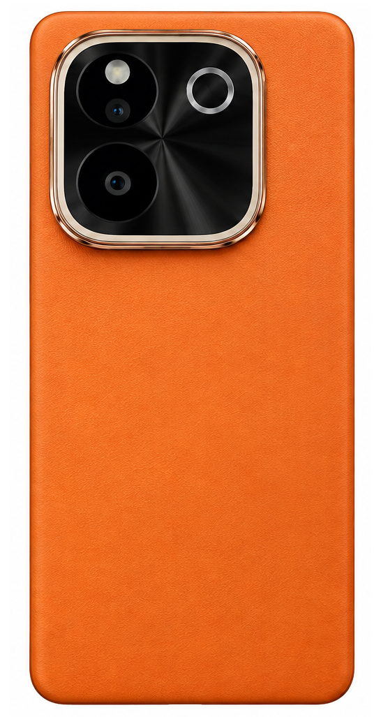 Compatible Replacement for Vivo T3 Pro Back Panel – Black & Orange