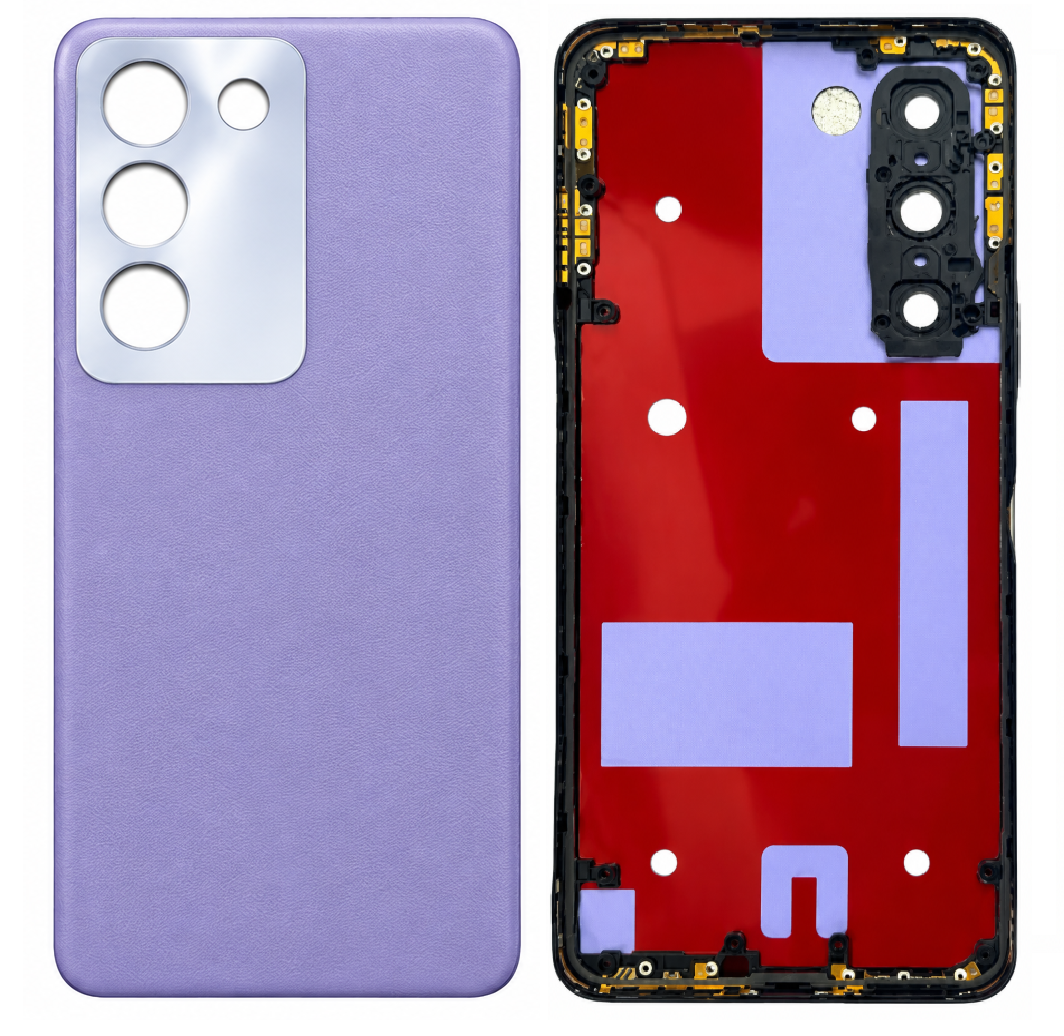 Compatible Replacement for Vivo Y200e Full Housing Body – Orange & Purple