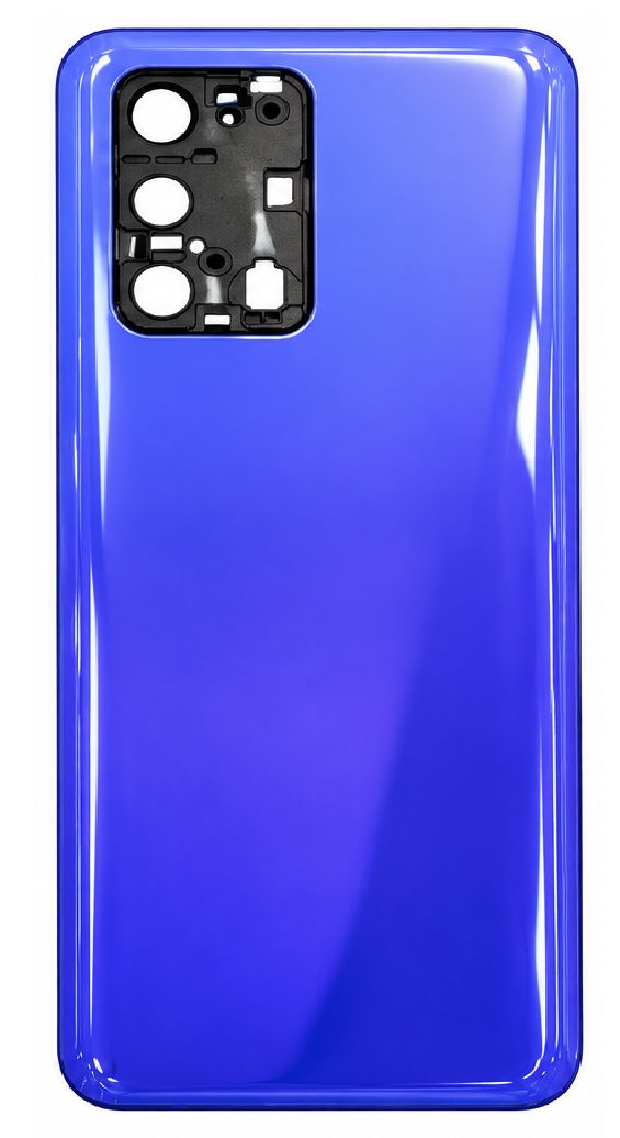 Compatible Replacement for OPPO F19 Back Panel – Blue, Black & Grey