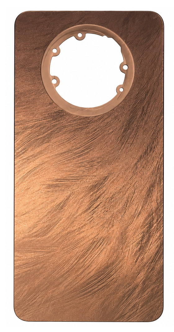 Compatible Replacement for Realme 12x Back Panel – Silver & Brown