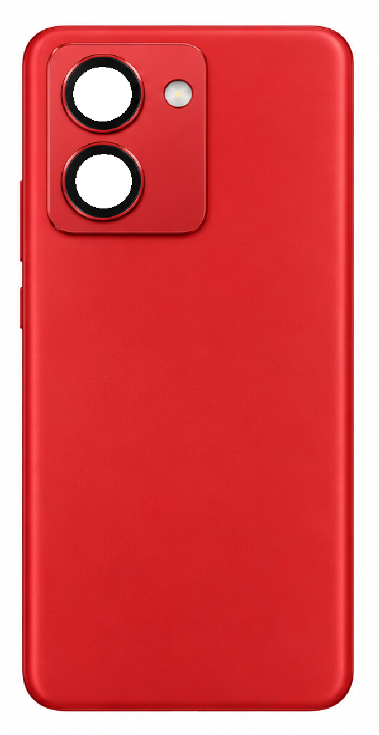Compatible Replacement for Realme P3 Ultra Back Panel – Red, Gold & Black