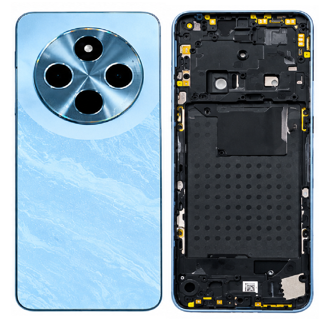 Compatible Replacement for POCO M7 5G Full Housing Body – Gold, Blue, Green & Black
