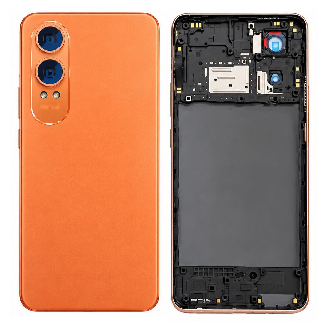 Compatible Replacement for OnePlus Nord CE 4 Lite 5G Full Housing Body – Orange & Black