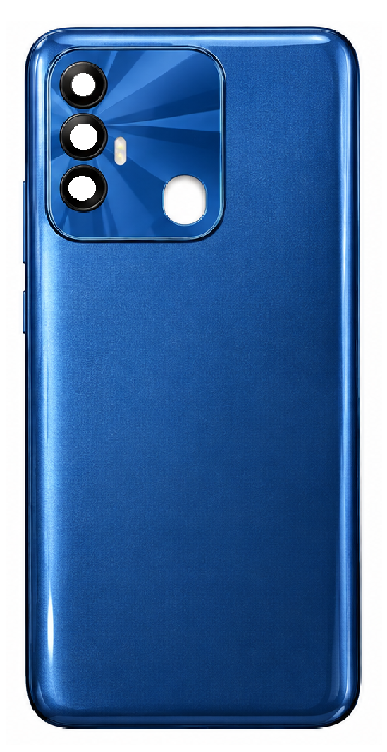 Compatible Replacement for Tecno Spark 8 KG6 4G Back Panel – Navy Blue, Green & Purple