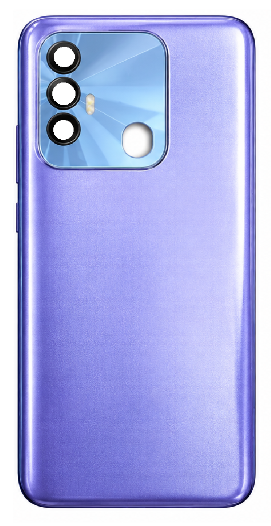 Compatible Replacement for Tecno Spark 8 KG6 4G Back Panel – Navy Blue, Green & Purple