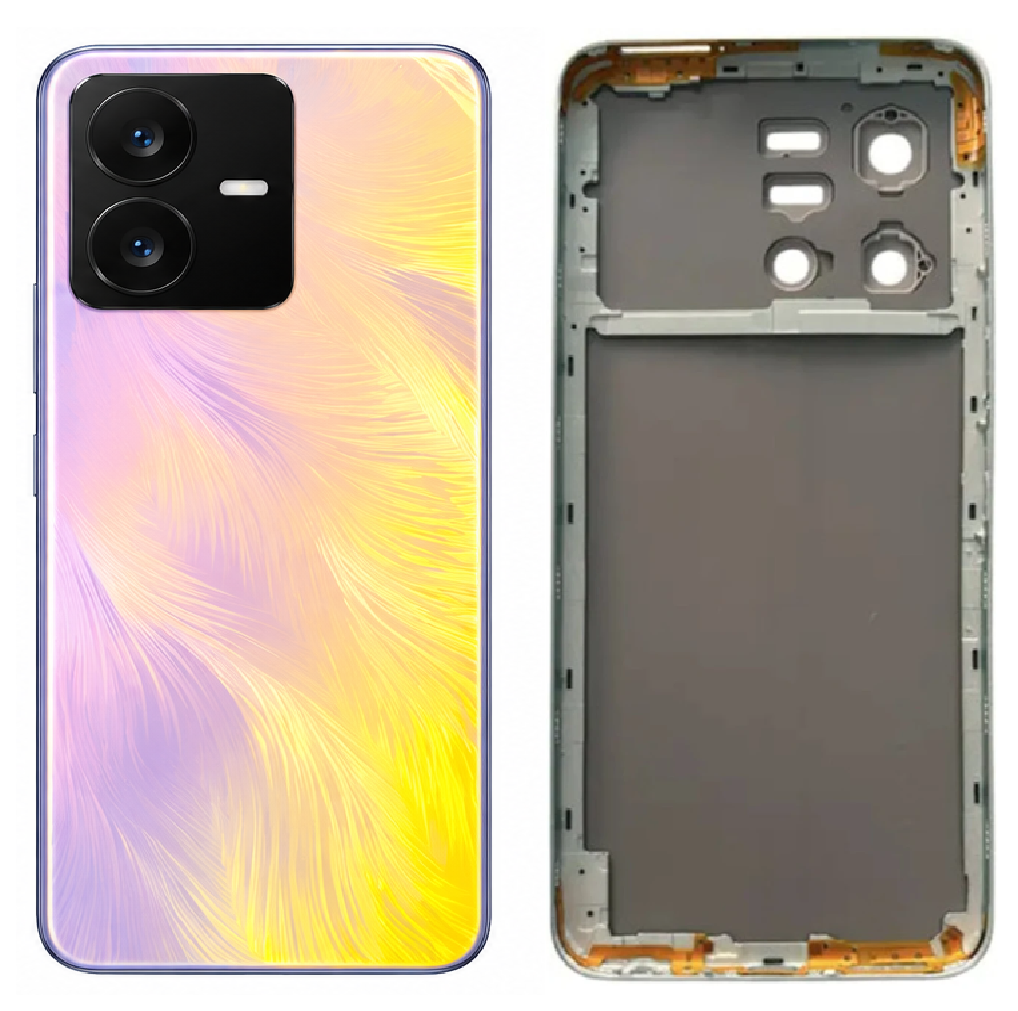 Compatible Replacement for Vivo Y22 4G Full Housing Body – Yellow, Navy Blue, Green & Purple