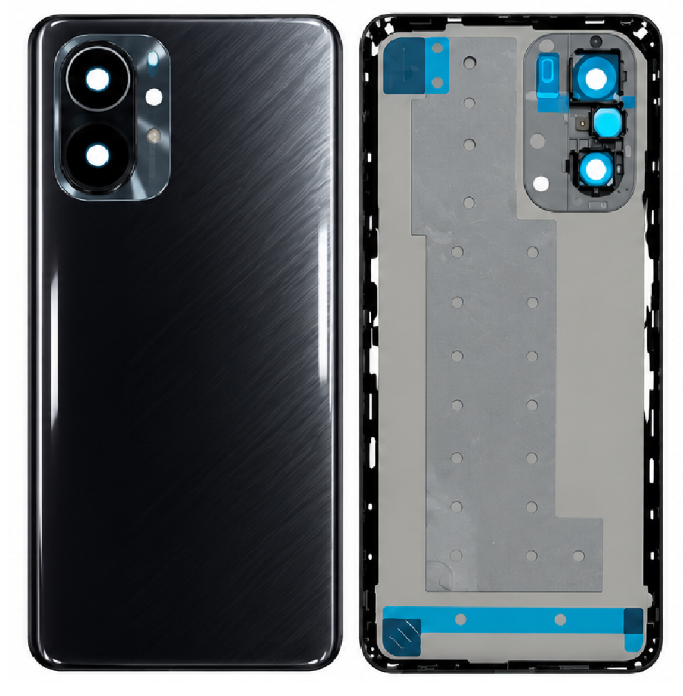 Compatible Replacement for Redmi 11X Back Panel – Sky Blue & Black