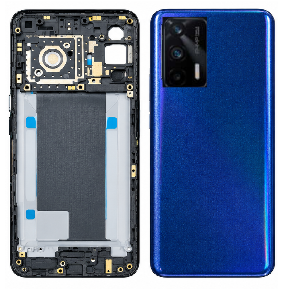 Compatible Replacement for Realme X7 Max Full Housing Body – Blue, Sky Blue & Grey