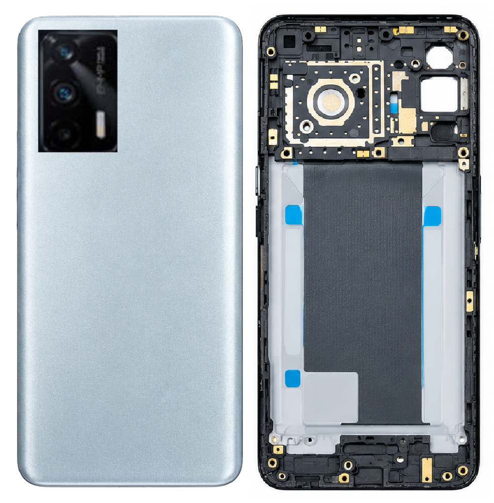 Compatible Replacement for Realme X7 Max Full Housing Body – Blue, Sky Blue & Grey