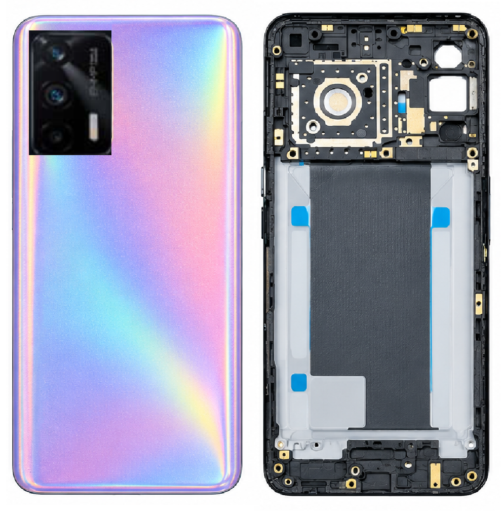 Compatible Replacement for Realme X7 Max Full Housing Body – Blue, Sky Blue & Grey
