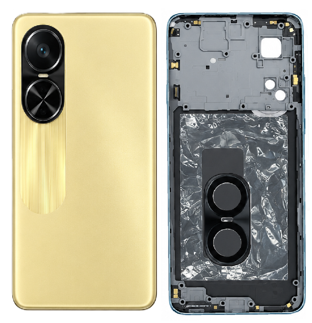 Compatible Replacement for OPPO F23 Full Housing Body – Sky Blue & Gold