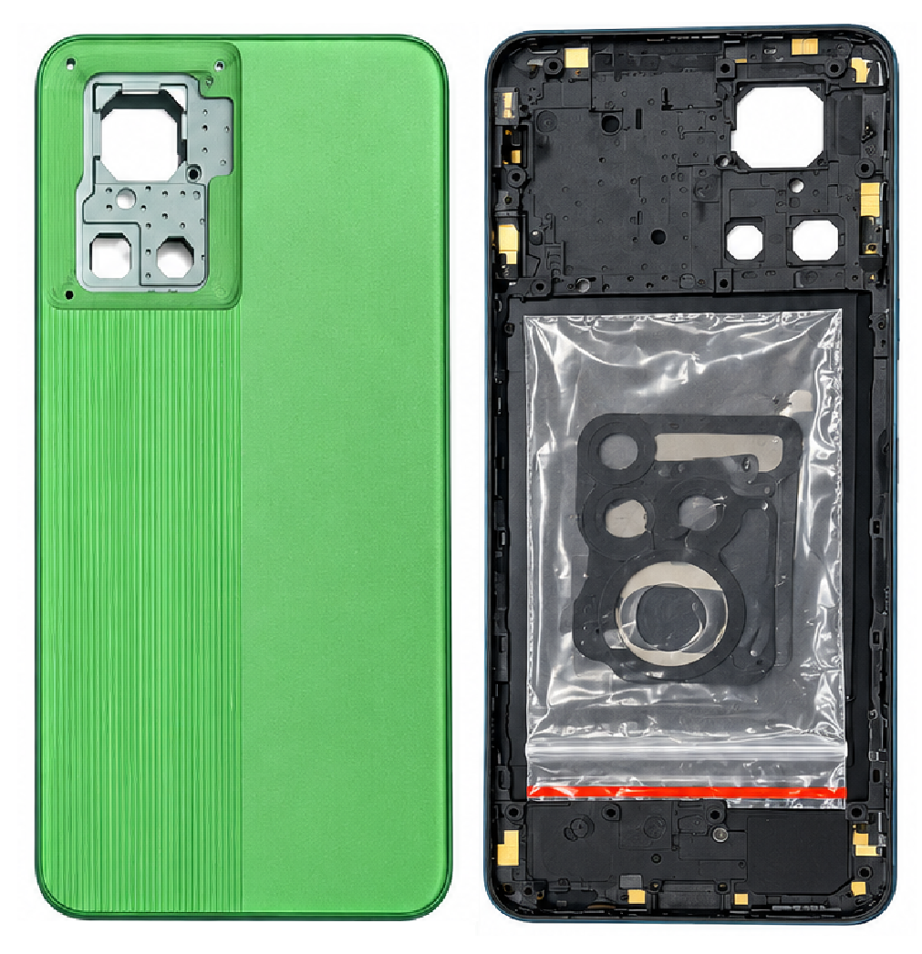 Compatible Replacement for OnePlus 10R Full Housing Body – Light Green, Black & Deep Green