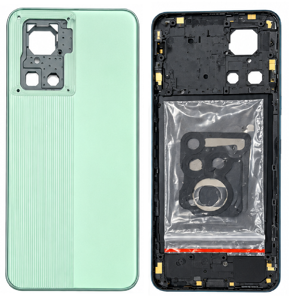 Compatible Replacement for OnePlus 10R Full Housing Body – Light Green, Black & Deep Green