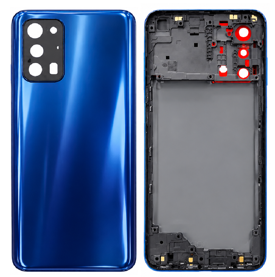 Compatible Replacement for OPPO F19 Full Housing Body – Sky Blue & Purple