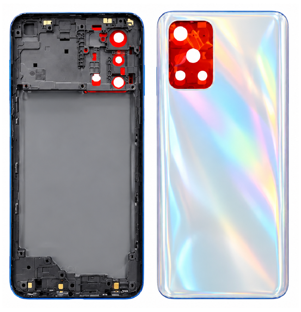 Compatible Replacement for OPPO F19 Full Housing Body – Sky Blue & Purple