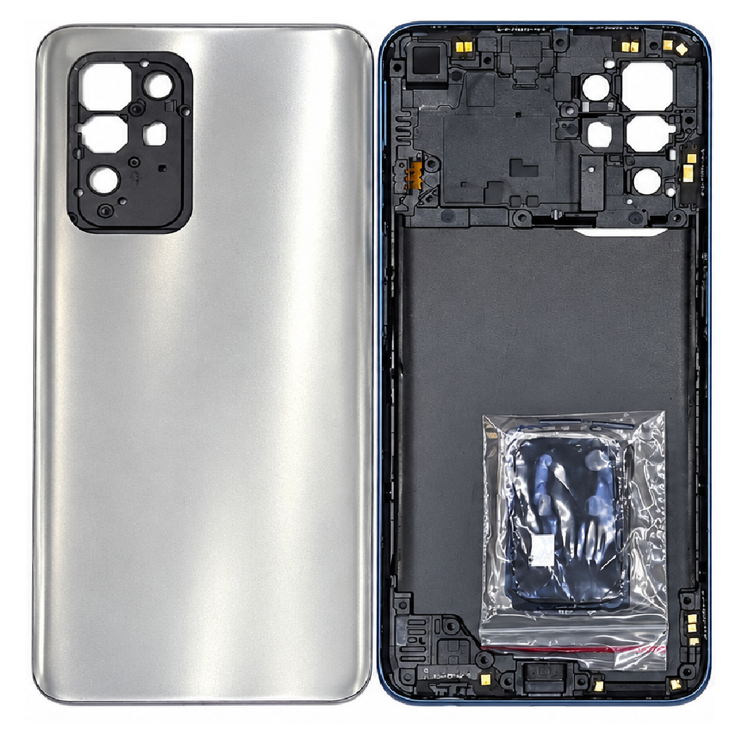 Compatible Replacement for OPPO F19 Pro Plus Full Housing Body – Grey, Black & Purple