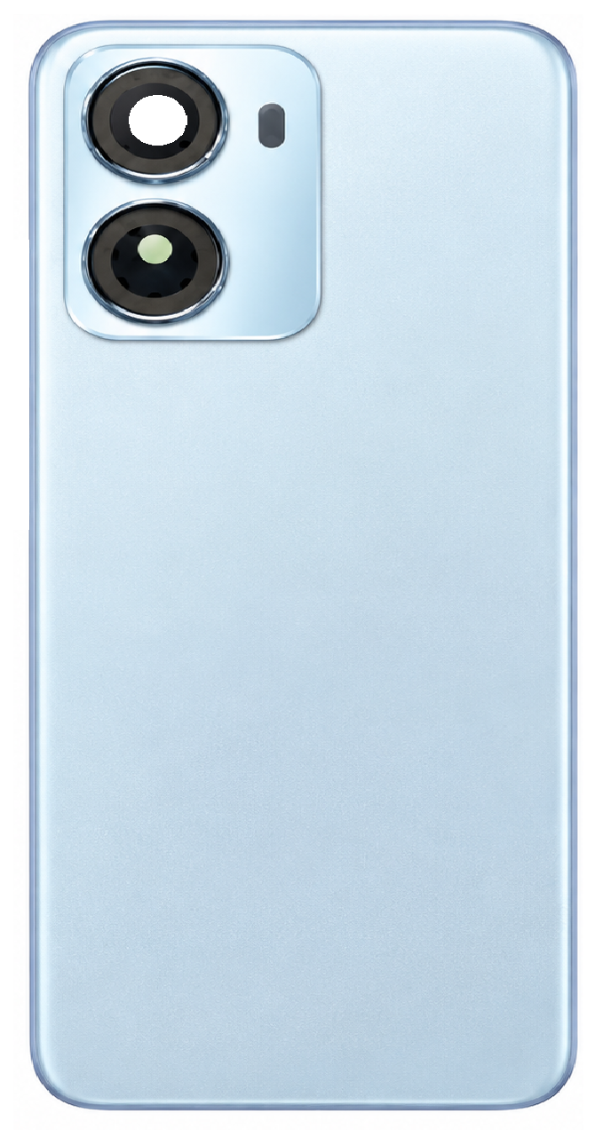 Compatible Replacement for Redmi 15A 5G Back Panel – Sky Blue & Black