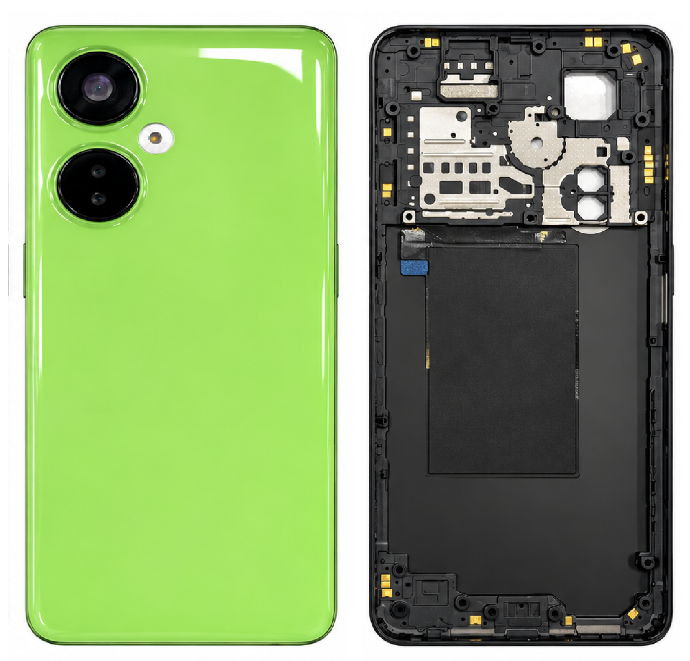 Compatible Replacement for OnePlus Nord CE 3 Lite Full Housing Body – Black & Green