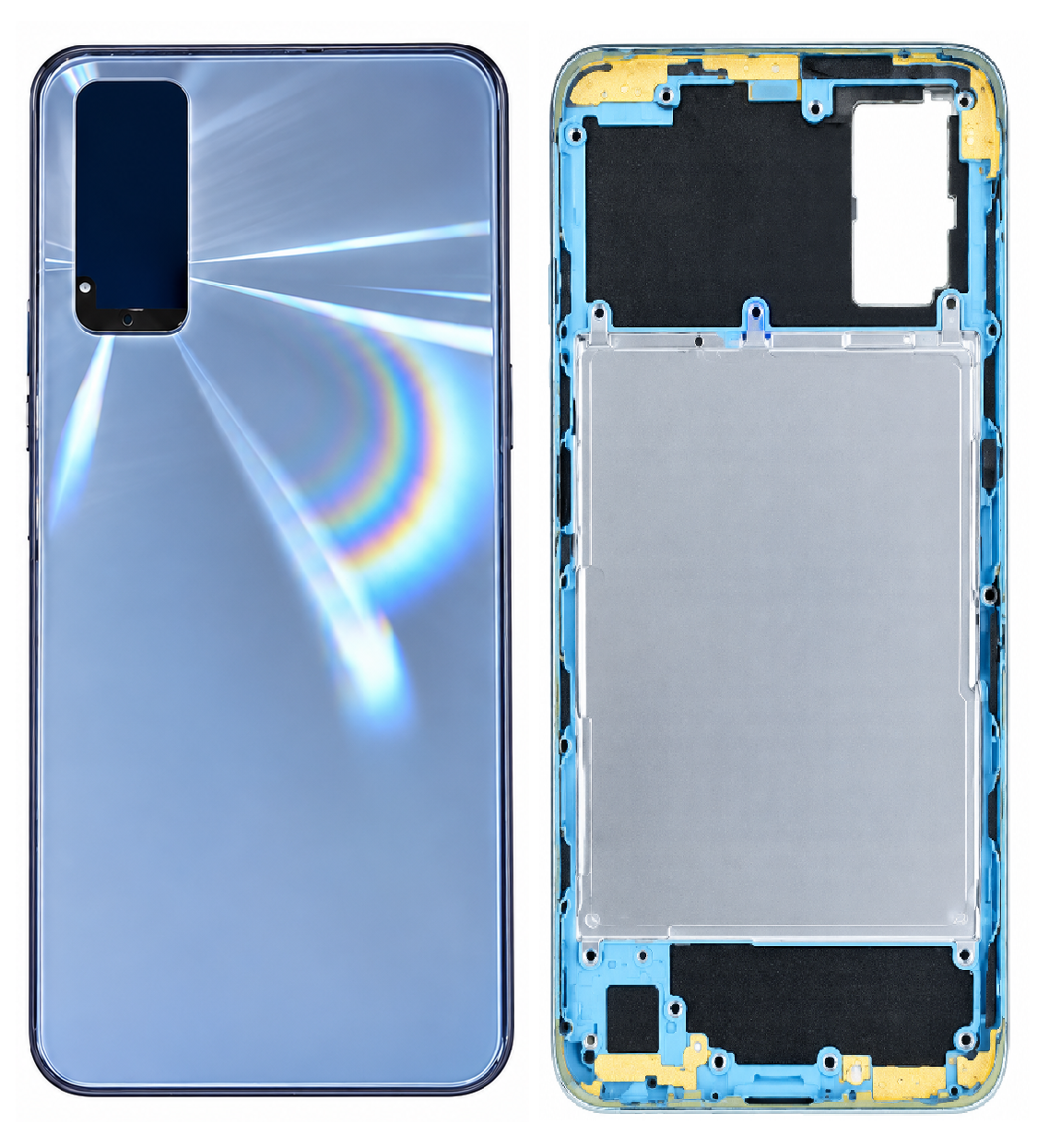 Compatible Replacement for Vivo Y20 Full Housing Body – Grey & Purple