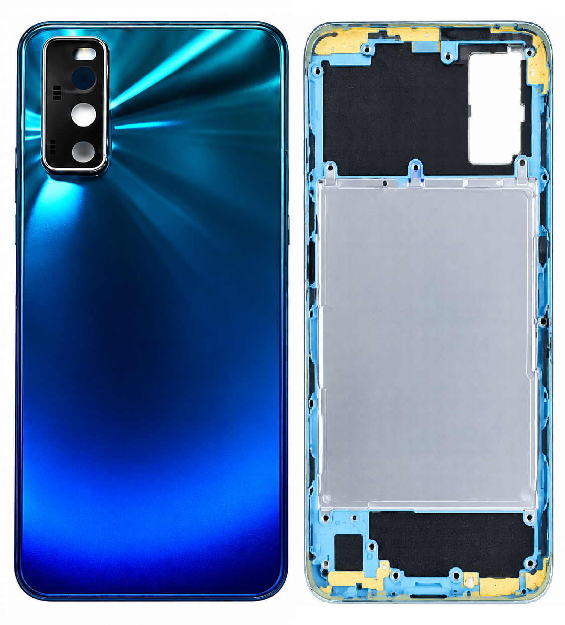 Compatible Replacement for Vivo Y20 Full Housing Body – Grey & Purple