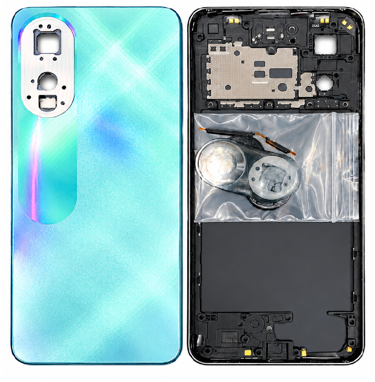 Compatible Replacement for OPPO A78 4G Full Housing Body – Green & Grey