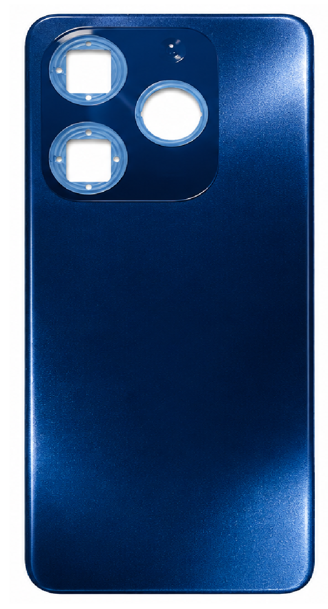 Compatible Replacement for Tecno Spark Go 2024 BG6 Back Panel – Black, Blue & Yellow