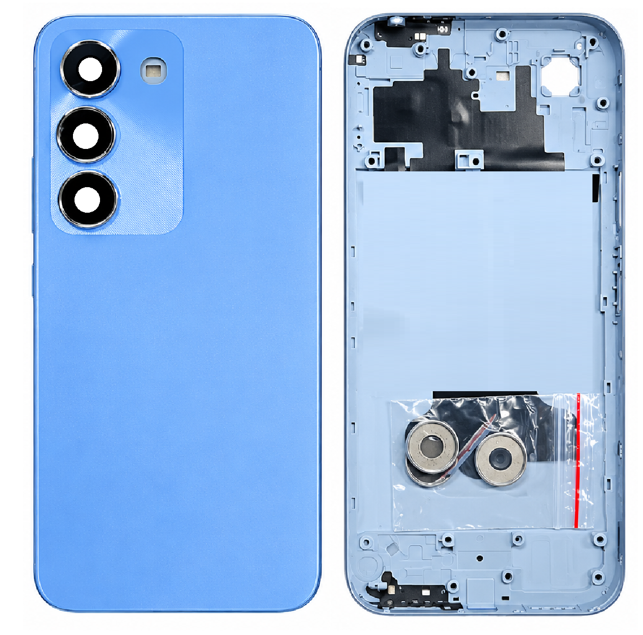 Compatible Replacement for Realme C83 5G Full Housing Body – Black & Blue
