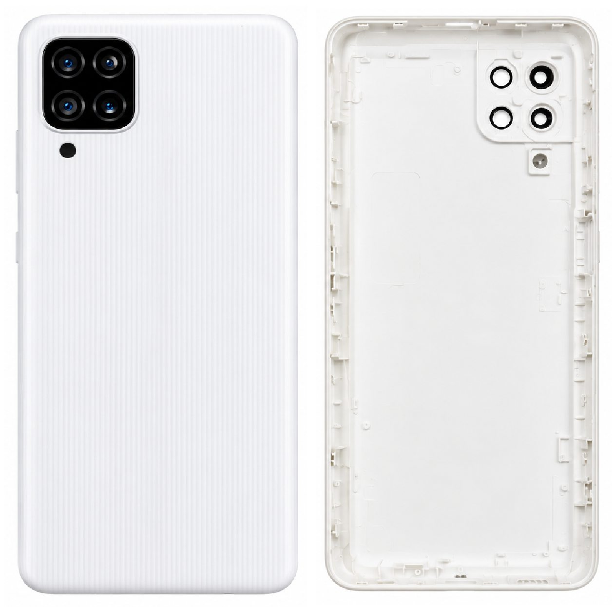 Compatible Replacement for Samsung Galaxy M22 / F22 Back Panel – Black & White