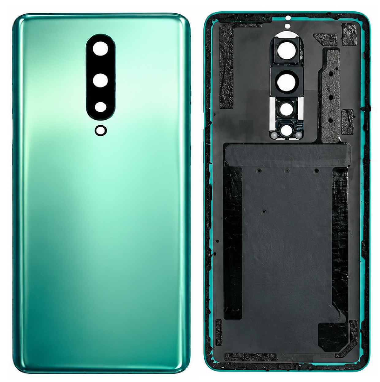 Compatible Replacement for OnePlus 8 5G Back Panel – Deep Blue, Green & Sky Blue